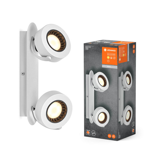 LEDVANCE LED Deckenleuchte DECOR SPOT VENUS WHITE 2 Spot Warmweiss 4058075828148