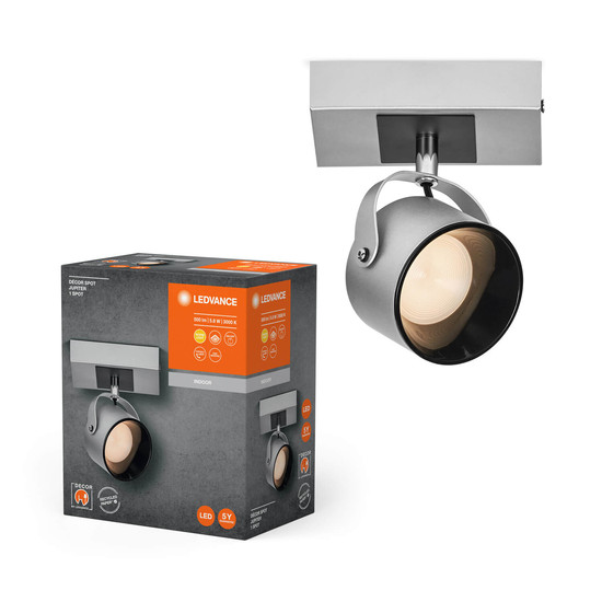LEDVANCE LED Deckenleuchte DECOR SPOT JUPITER 1 Spot Warmweiss 4058075828209