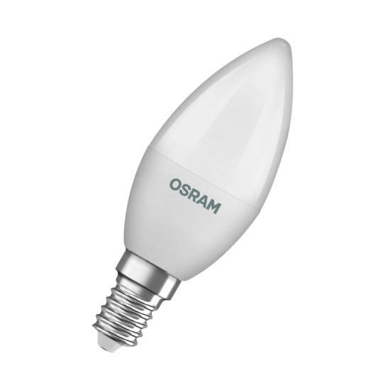 OSRAM LED Lampe PCR LAMPS WITH CLASSIC B 4.9W 840 Frosted E14 Neutralweiss 4058075831988