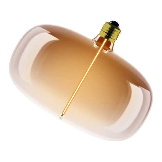 OSRAM LED Lampe VINTAGE 1906 DECORATIVE BULB WITH Filament-MAGNETIC STYLE 4W 818 Tea Brown E27 Dimmbar Warmweiss 4058075836365