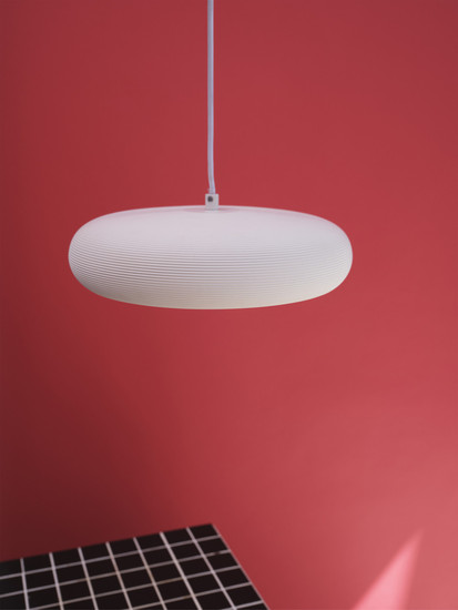 LEDVANCE Pendelleuchte Decor Plaster Pure Pendant 300 E27 White 4058075838482
