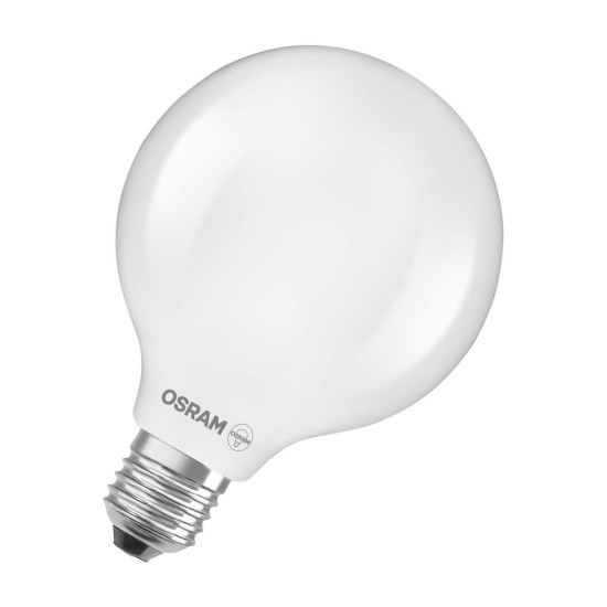 OSRAM LED Lampe LAMPS ENERGY CLASS A höchste Energieeffizienzklasse A Filament CLASSIC Globe 5W 865 Frosted E27 Kaltweiss 4058075839588
