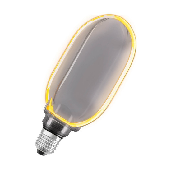 OSRAM LED Lampe VINTAGE 1906 CLASSIC GLOBE O - SHAPE Filament 4W 818 Smoke E27 Dimmbar Warmweiss 4058075846081