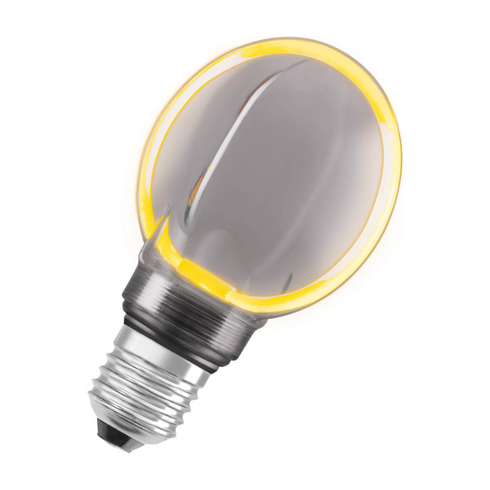 OSRAM LED Lampe VINTAGE 1906 CLASSIC GLOBE O - SHAPE Filament 4W 818 Smoke E27 Dimmbar Warmweiss 4058075846142