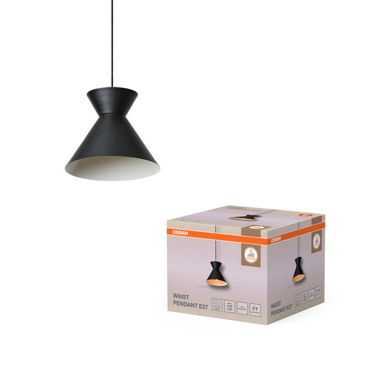 OSRAM Pendelleuchte Decor Waist Pendant E27 Black 4058075846760