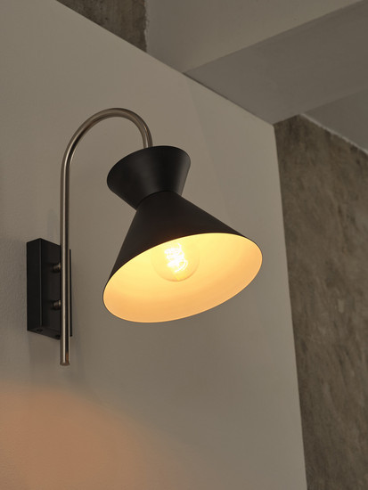 OSRAM Wandleuchte Decor Waist Wall E27 Black 4058075846784