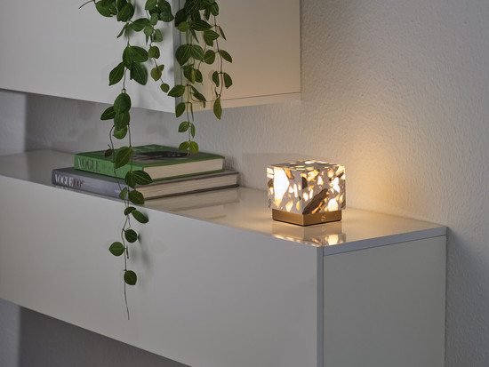 OSRAM LED Tischleuchte Decor Gleam Table 2W Touch CCT DIM White Dimmbar Warmweiß/Kaltweiß 4058075846821