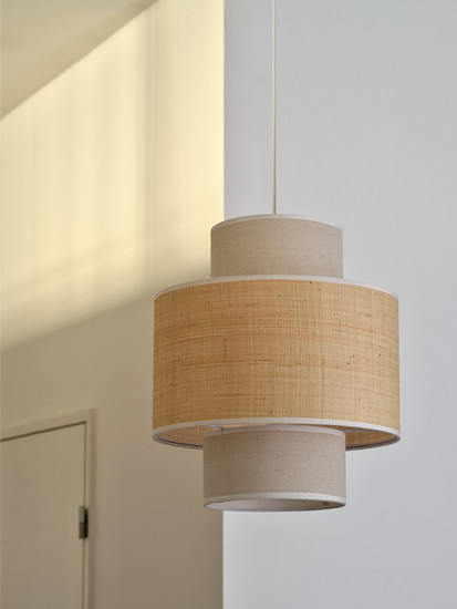 OSRAM Pendelleuchte Decor Wrap Cylinder Pendant E27 Beige 4058075846845