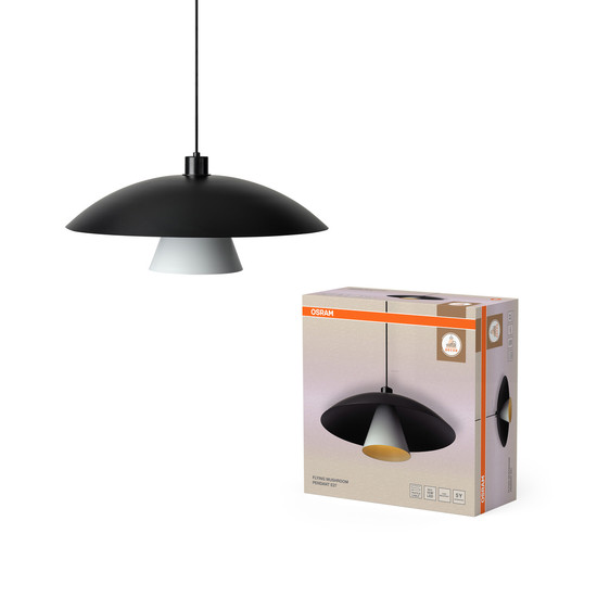 OSRAM Pendelleuchte Decor Flying Mushroom Pendant Pendant E27 Black 4058075846968