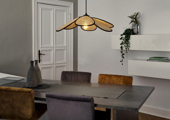 OSRAM Pendelleuchte Decor Rattan Daisy Pendant 580 E27 Brown 4058075847187