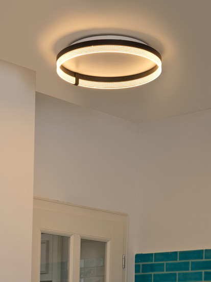 OSRAM LED Deckenleuchte Decor Circle Ceiling 500 32W CLICKCCT Black Warm weiß,Kalt weiß,Kaltes Tageslicht 4058075847323