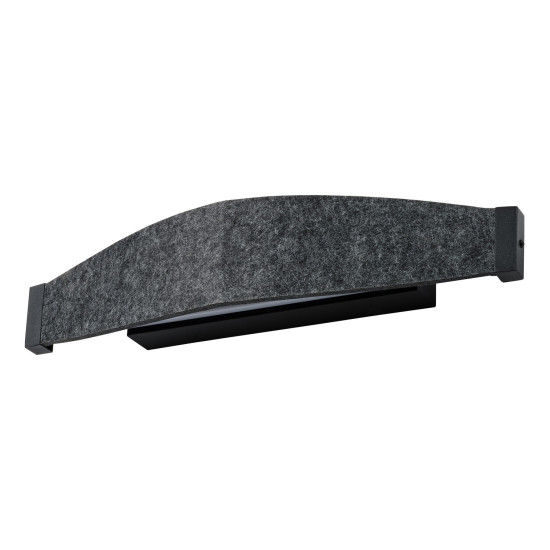 OSRAM LED Wandleuchte Decor Flat Felt Wall 13W 830 Dark Grey Warm weiß 4058075847460