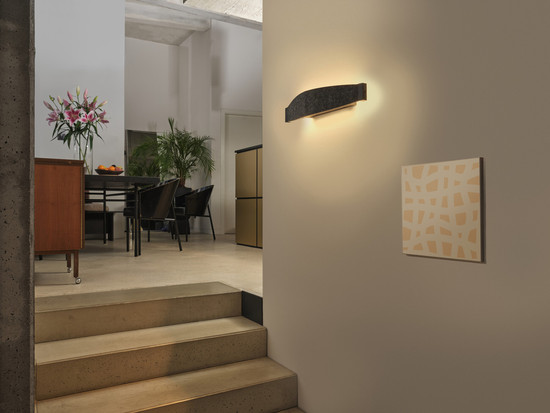 OSRAM LED Wandleuchte Decor Flat Felt Wall 13W 830 Dark Grey Warm weiß 4058075847460