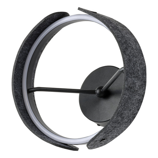 OSRAM LED Wandleuchte Decor Curve Felt Wall 20W 830 Dark Grey Warm weiß 4058075847569