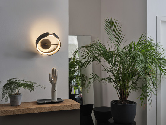 OSRAM LED Wandleuchte Decor Curve Felt Wall 20W 830 Dark Grey Warm weiß 4058075847569