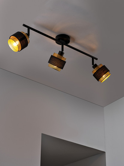 OSRAM LED Strahler Decor Spot Hornet 3X2.8W 827 E14 Black Warm weiß 4058075847781