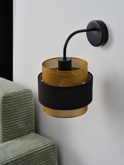 OSRAM Wandleuchte Decor Hornet Wall 1XE27 Black 4058075847828