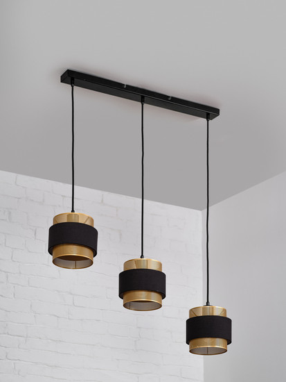 OSRAM Pendelleuchte Decor Hornet Pendant Linear 3XE27 Black 4058075847880