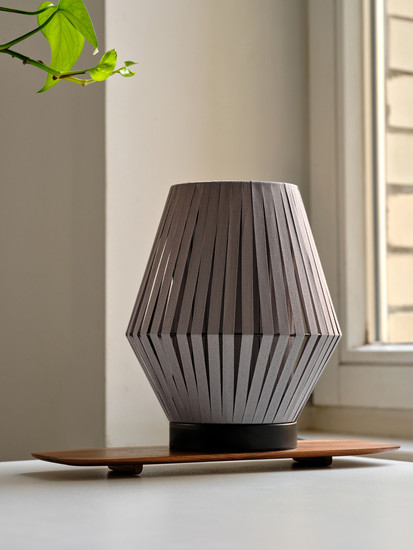 OSRAM Tischleuchte Decor Stripes Table 1XE14 Dark Grey 4058075848108