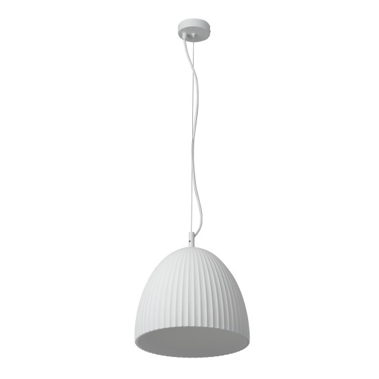 OSRAM Pendelleuchte Decor Plaster Routes Bell Pendant 1XE27 White 4058075848443