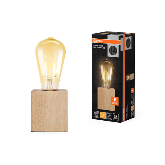 OSRAM LED Tischleuchte Vintage 1906 Table Luminaire 2.5.W 824 E27 Brown 4058075850231