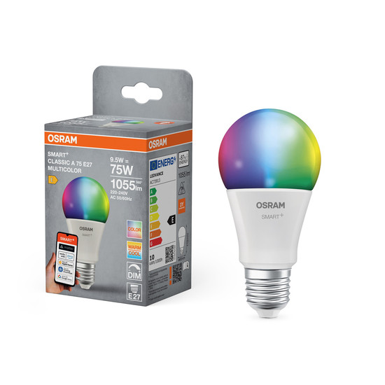 OSRAM LED Zubehör SMART+ MATTER CLASSIC shapes Multicolor  9.5W 827...865 Multicolor E27 Dimmbar RGBTW 4058075851207