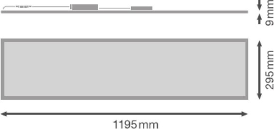 LEDVANCE LED Panel Performance 1200X300mm 33W 4000K 4099854003981