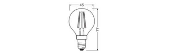 LEDVANCE LED CLASSIC EEK C 2.9W 827 klar E14 Lampe 470lm 2700K warmweiss wie 40W dimmbar 4099854066535