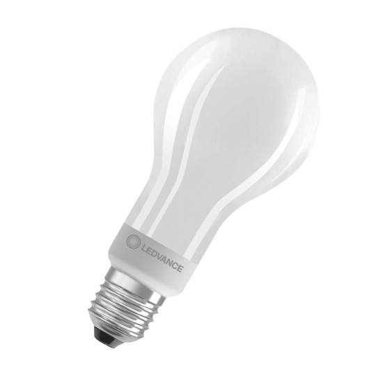 LEDVANCE LED CLASSIC A 18W 827 gefrostet E27 Lampe 2452lm 2700K warmweiss wie 150W dimmbar 4099854067457