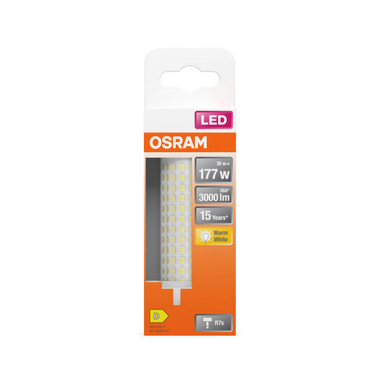 OSRAM LED Röhre LINE R7S 20W 830 Clear R7s Warmweiss 4099854248153
