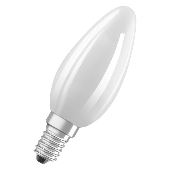 OSRAM LED Lampe CLASSIC B höchste Energieeffizienzklasse A 3.8W 840 Frosted E14 Neutralweiss 4099854255731