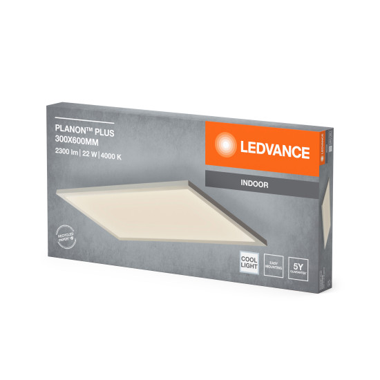 LEDVANCE LED Panel PLANON™ Plus 30x60cm 22W 4000K Neutralweiss 4099854291166