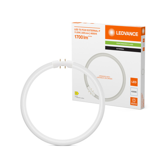 LEDVANCE LED LED T5 FC EXTERNAL P 11.6W 840 2GX13 Dimmbar Neutralweiss 4099854300820