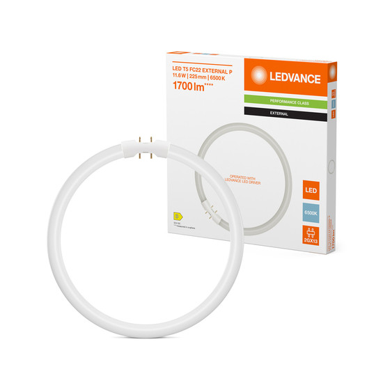 LEDVANCE LED LED T5 FC EXTERNAL P 11.6W 865 2GX13 Dimmbar Kaltweiss 4099854300844