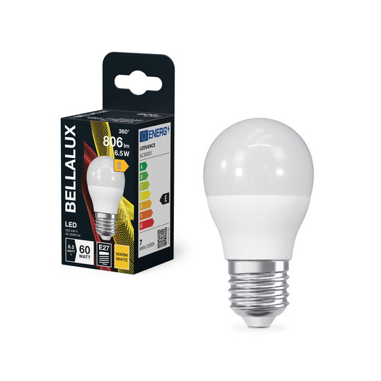 BELLALUX LED Leuchtmittel BELLALUX CLP 7.5W 827 Frosted E27 Warm weiß 4099854317972