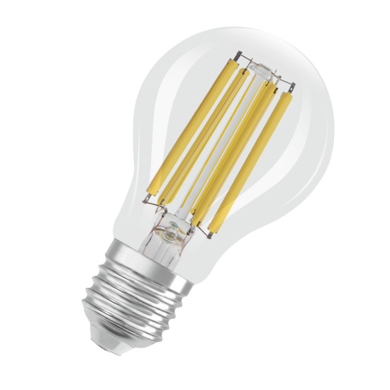 OSRAM LED Leuchtmittel LED LAMPS ENERGY CLASS A ENERGY EFFICIENCY Filament CLASSIC A 7.2W 840 Clear E27 Neutralweiss 4099854348075