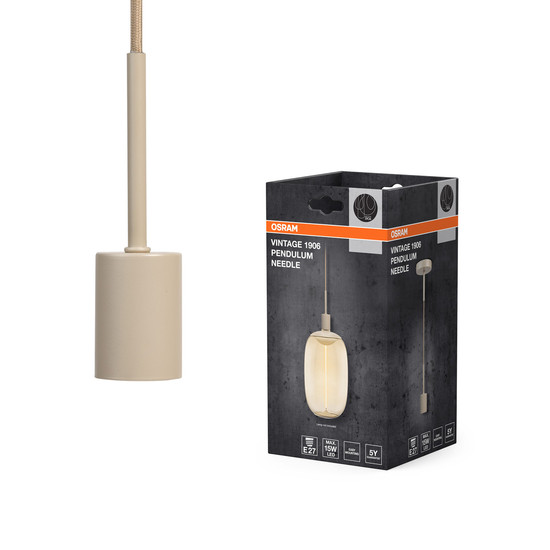OSRAM Pendelleuchte Vintage 1906 PenduLum Needle Beige 4099854419478