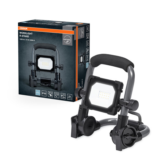 OSRAM LED Aussen-Strahler WORKLIGHTS VALUE R-STAND 10W 865 Kaltweiss 4099854430374