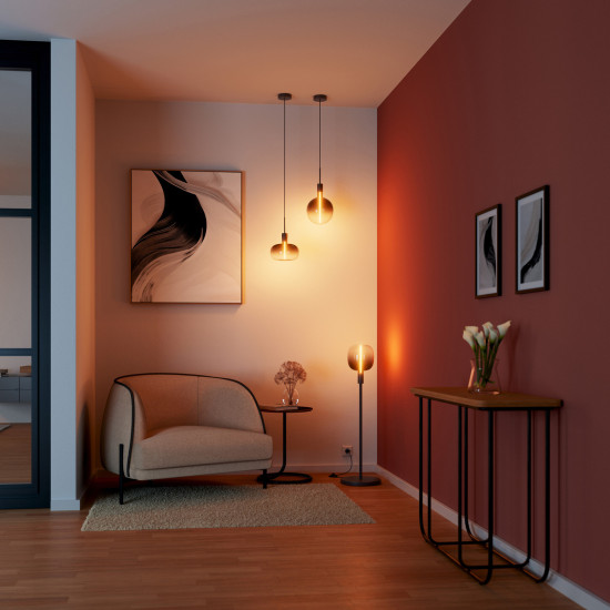 OSRAM Stehleuchte Decor Stick Floor Dark Grey Short E27 4099854440403