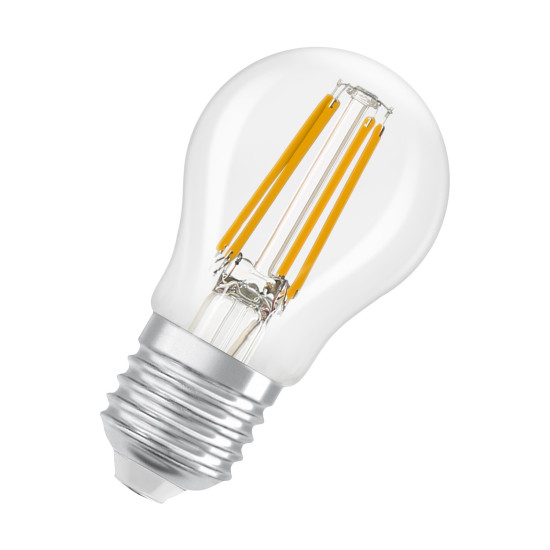 OSRAM LED Leuchtmittel LED Retrofit CLASSIC P DIM 3.4W 827 Clear E27 Dimmbar Warm weiß 4099854443947