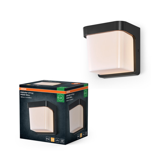 OSRAM LED Aussenleuchte Endura Style IP65 Wall Ihsan Dark Gray Warm weiß 4099854444838
