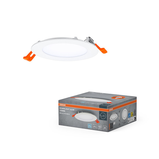 OSRAM LED Einbauleuchte LED SPOT AND DOWNLIGHT RECESS SLIM 120mm 8W 6500K Kaltweiss 4099854445774