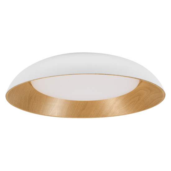 OSRAM LED Deckenleuchte Orbis Alva 505MM 36W 830 Click DIM White and Wood Decor Dimmbar Warm weiß 4099854446351