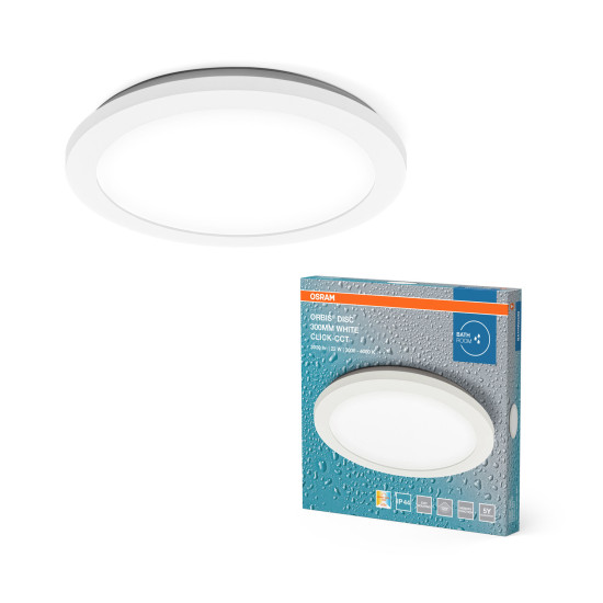 OSRAM LED Aussen-Deckenleuchte Orbis Disc 30CM 22W Click CCT IP44 White Warm weiß,Kalt weiß 4099854447426