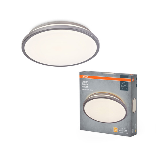 OSRAM LED Deckenleuchte ORBIS DUBLIN 300 mm 16W  830 SI Warm weiß 4099854447709