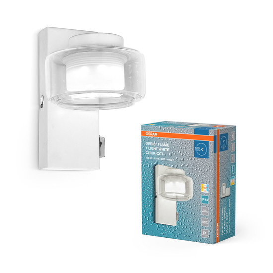 OSRAM LED Deckenleuchte Orbis Flame 5.5W Click CCT IP44 White Warm weiß,Kalt weiß 4099854448041