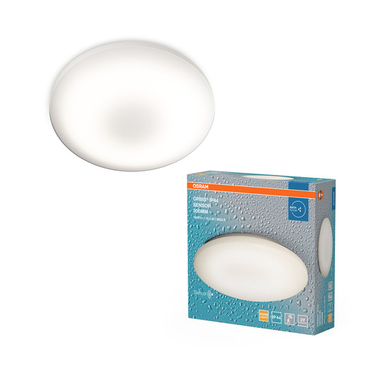 OSRAM LED Aussen-Deckenleuchte ORBIS IP44 300mm 15.5W Warm weiß 4099854448126