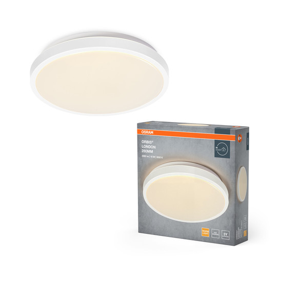 OSRAM LED Deckenleuchte ORBIS LONDON 280 mm 16W  830 WT Warm weiß 4099854448379