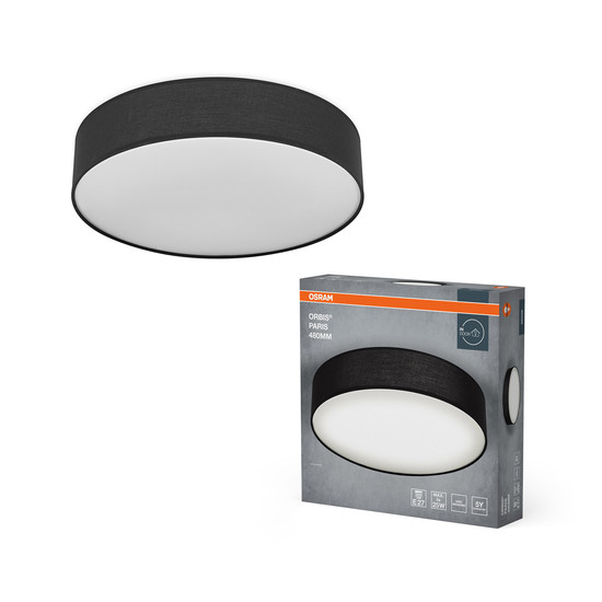 OSRAM Deckenleuchte ORBIS PARIS 480 mm 3XE27 BK 4099854449543