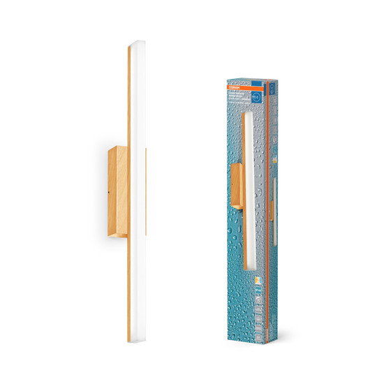 OSRAM LED Deckenleuchte Orbis Mirror 60CM Click CCT DIM IP44 Wood Decor Dimmbar Warm weiß,Kalt weiß 4099854449727